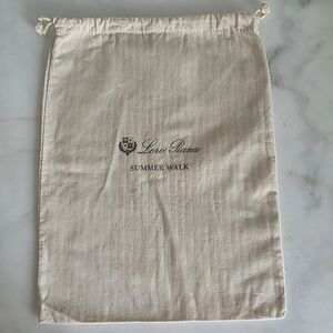 Loro Piana Summer Walk Dust Bag Drawstring Beige